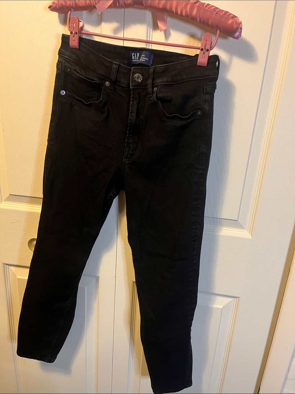 GAP Black Skinny Jeans High Waist - Size 6 Short